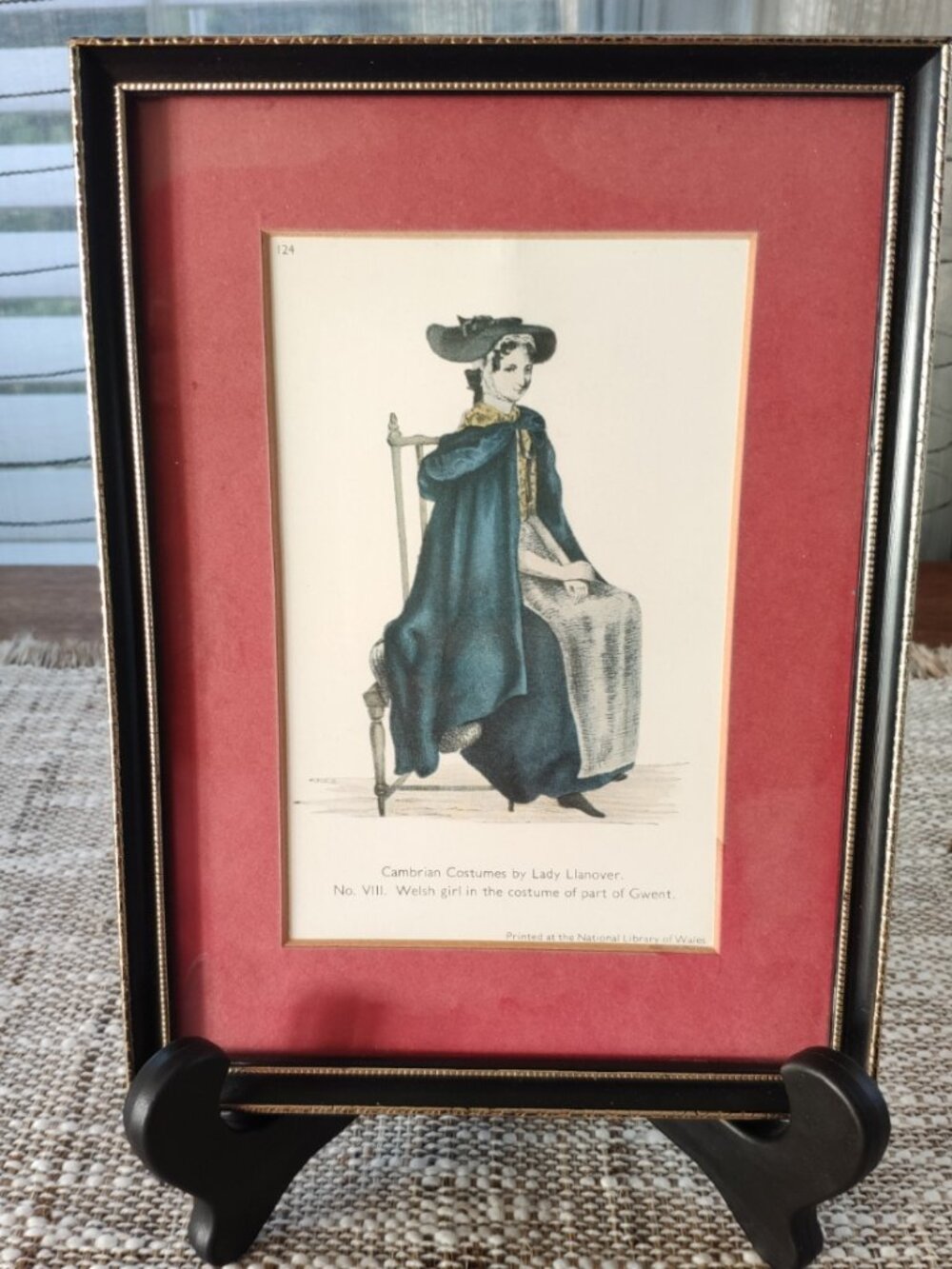 Cambrian Costume Old Smithy Gallery Welsh Girl Wales Print 8"x6"